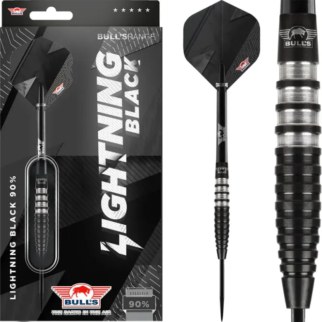 Hovedbilde Bulls Lightning Black 90% 25 gram stålspiss