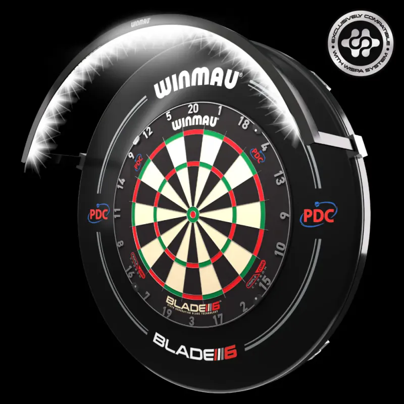 Winmau Wispa Dartboard Light NB.se informasjon