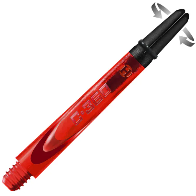 Hovedbilde Harrows Supergrip Carbon 360 Kort Rød