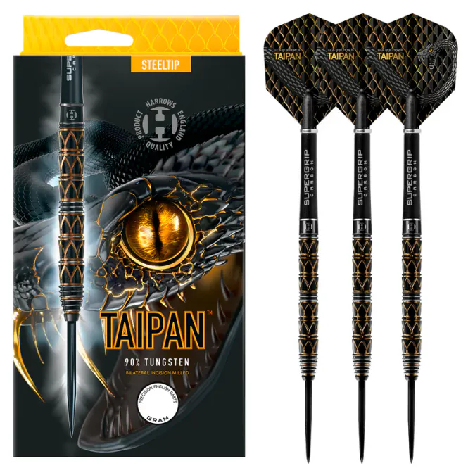 Hovedbilde Harrows Taipan 90% tungsten 24 gram Ståltspiss