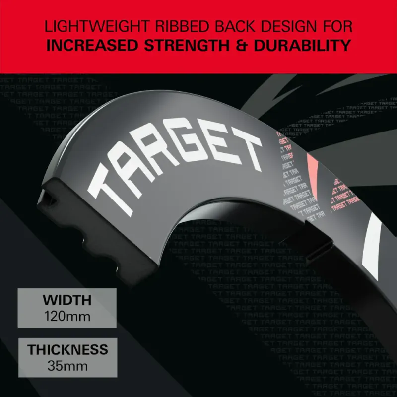 Target Patterned Notched  Svart surround