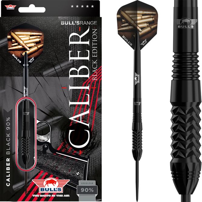 Hovedbilde Bull's Caliber Black 90% 24g Steeltip 